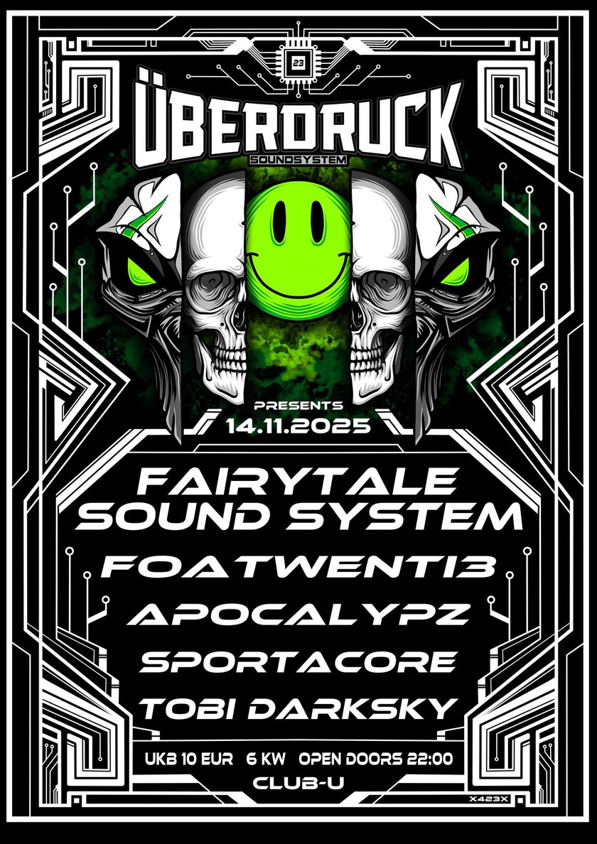 Flyer for Überdruck w/ FTS